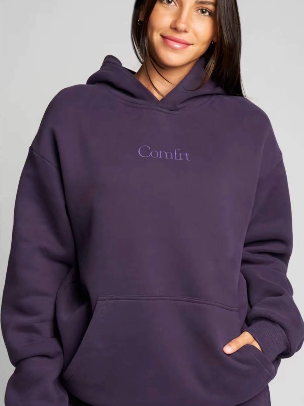 COMFRT Oversized Hoodie COLOR IS BLACKBERRY 💜💜